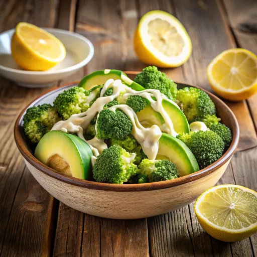 ब्रोकोली और एवोकाडो सलाद